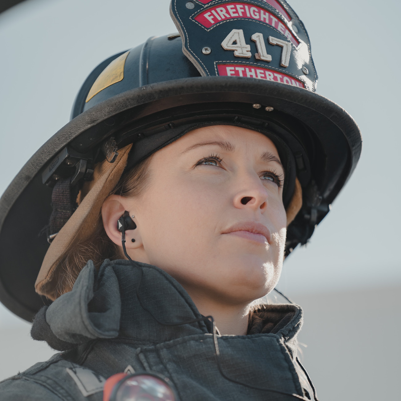 Female fire chief