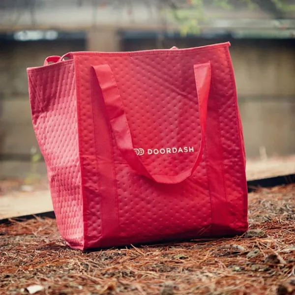 2DoorDash DoorDash bag delivered by drone carrier in Dallas-Fort Worth metroplex