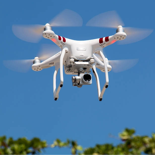 drone in flight