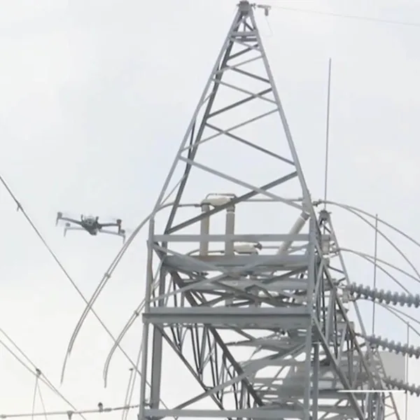 AEP Ohio drone monitoring power lines to reduce power outages