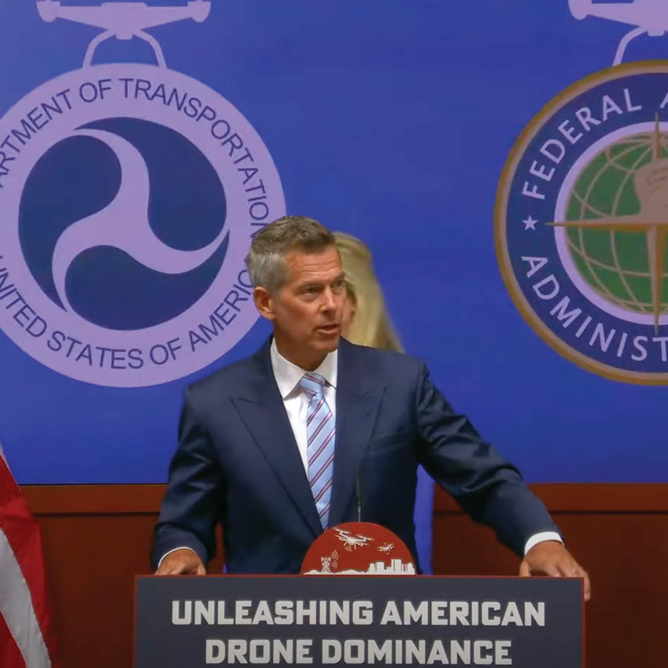 Secretary Duffy Hosts Press Conference on Unleashing American Drone Dominance
