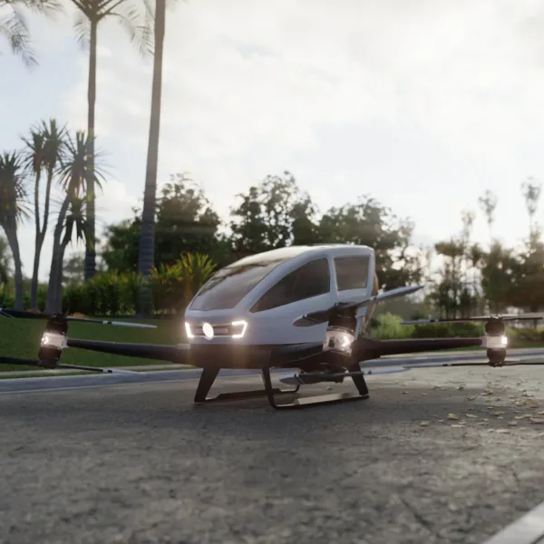 air-taxi air-taxi preparing for launch, laying foundation for inter-city future flight