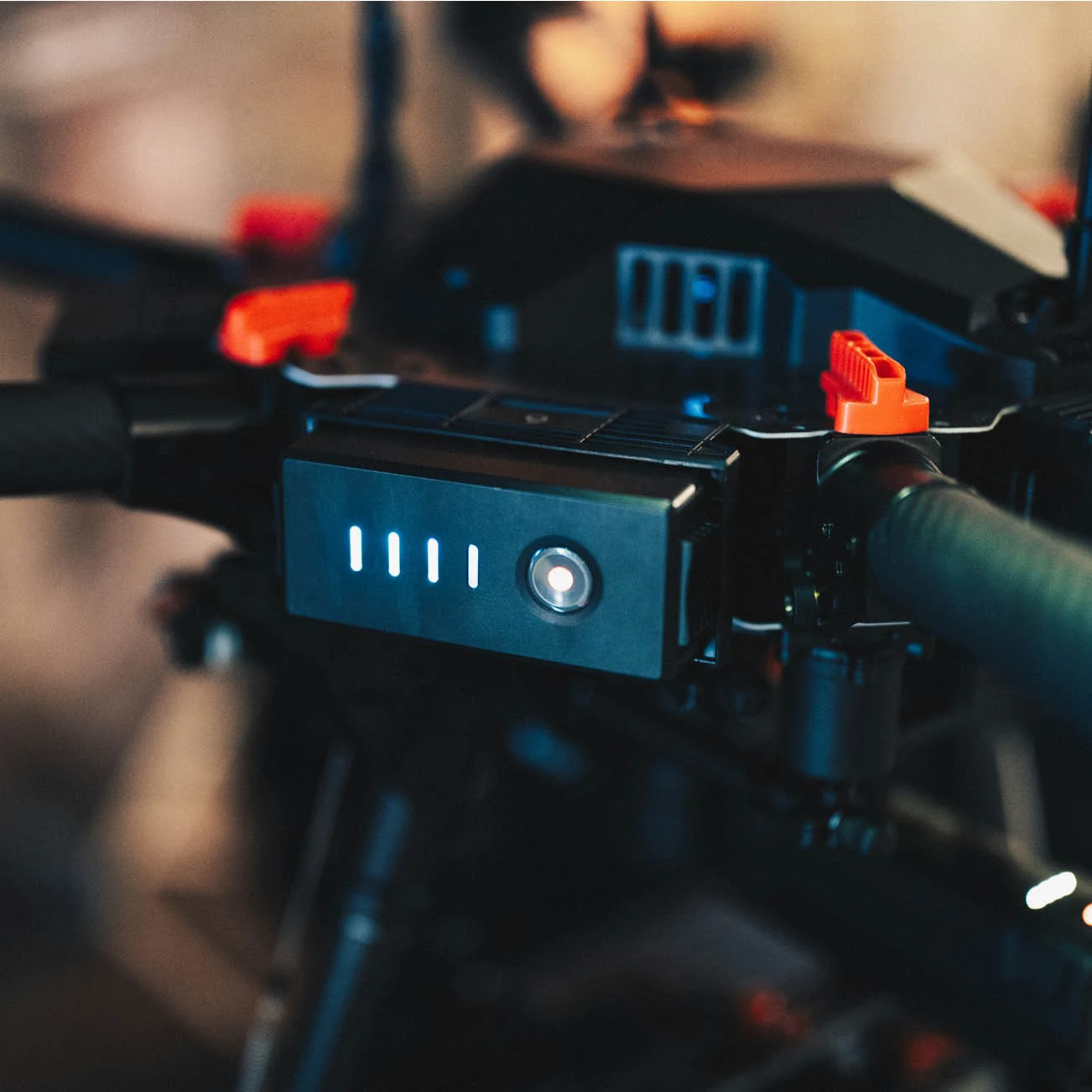 close up of drone